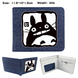 TOTORO Anime denim folding ful...