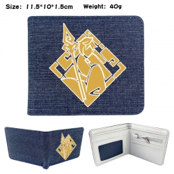 Genshin Impact Anime denim fol...