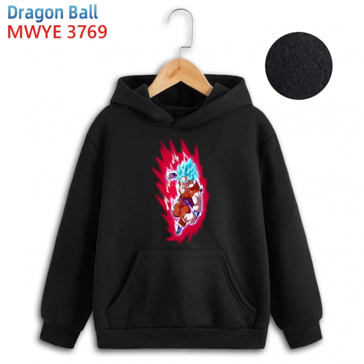 DRAGON BALL Anime surrounding childrens pure cotton patch pocket hoodie 80 90 100 110 120 130 140 for children