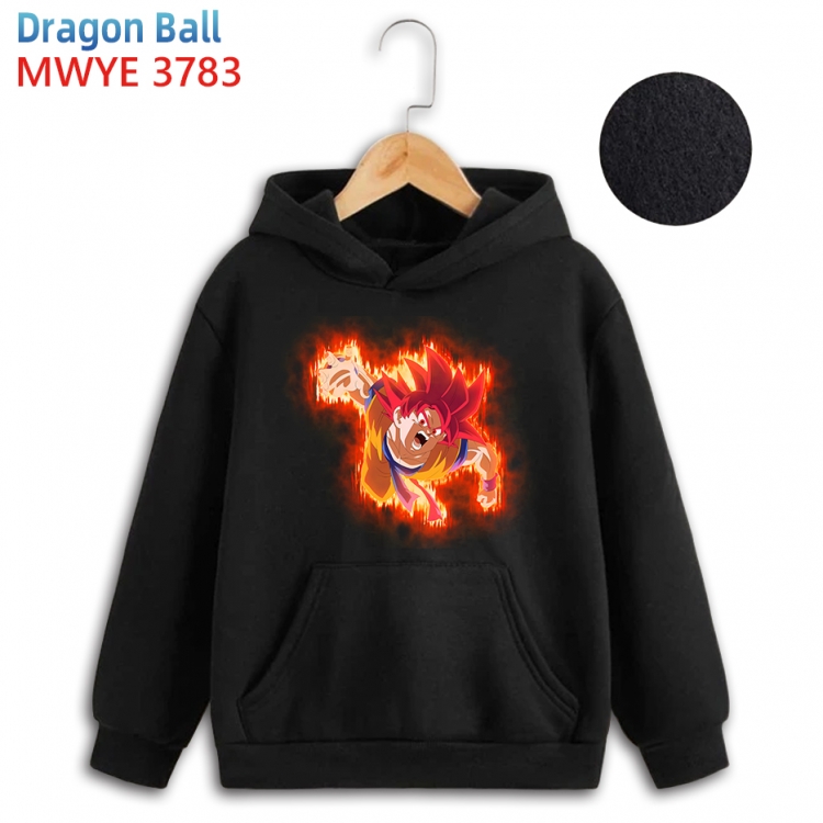 DRAGON BALL Anime surrounding childrens pure cotton patch pocket hoodie 80 90 100 110 120 130 140 for children