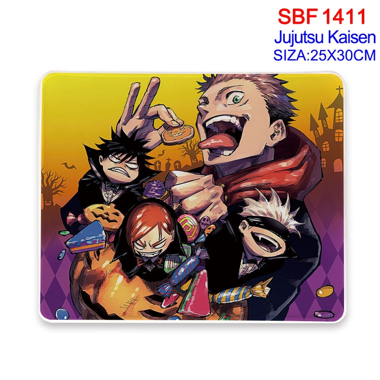 Jujutsu Kaisen Anime peripheral edge lock mouse pad 25X30cm