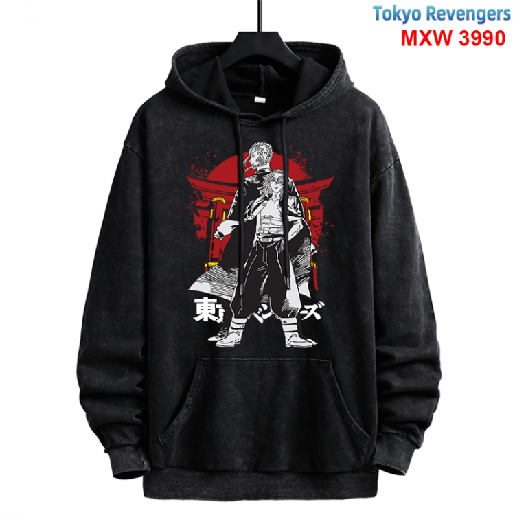 Tokyo Revengers Anime peripheral washing and worn-out pure cotton sweater from S to 3XL