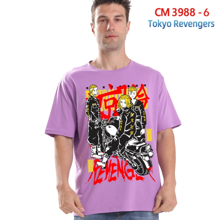 Tokyo Revengers Printed short-sleeved cotton T-shirt from S to 4XL