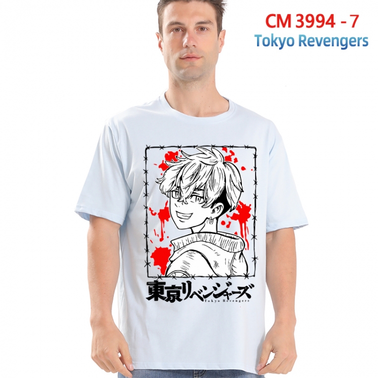 Tokyo Revengers Printed short-sleeved cotton T-shirt from S to 4XL
