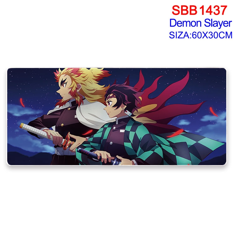 Demon Slayer Kimets Animation peripheral locking mouse pad 60X30cm