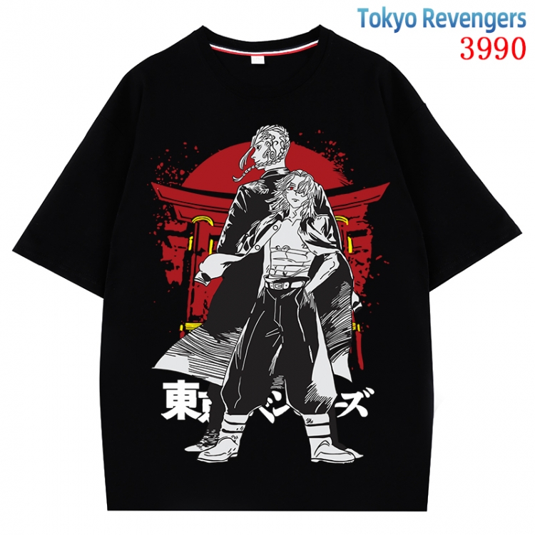 Tokyo Revengers Anime Pure Cotton Short Sleeve T-shirt Direct Spray Technology from S to 4XL