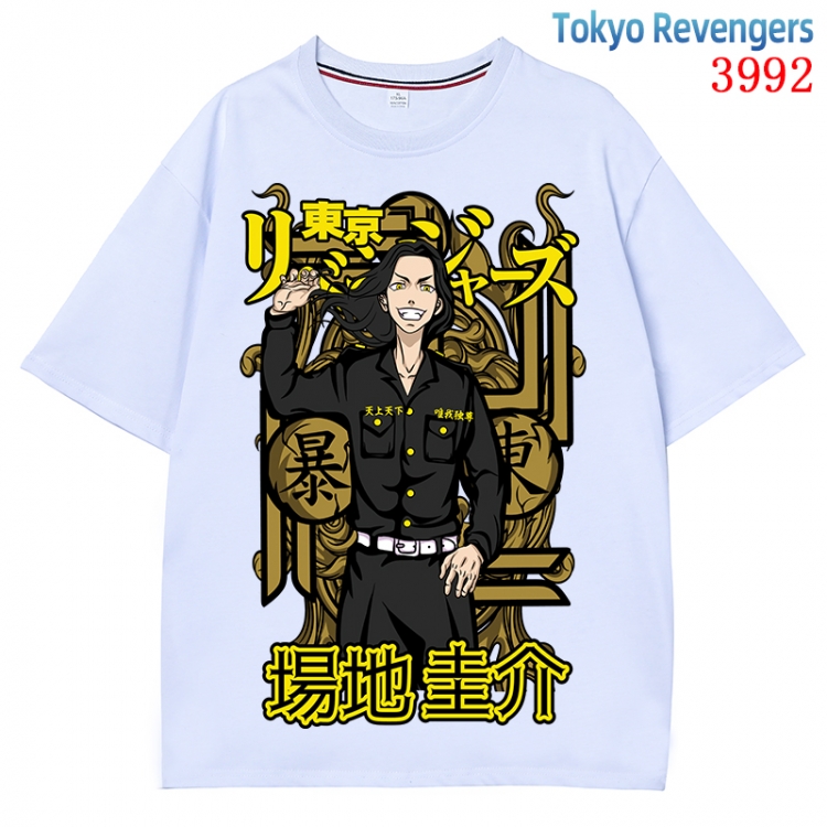 Tokyo Revengers Anime Pure Cotton Short Sleeve T-shirt Direct Spray Technology from S to 4XL