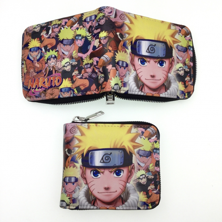 Naruto Animation medium zipper Card Wallet