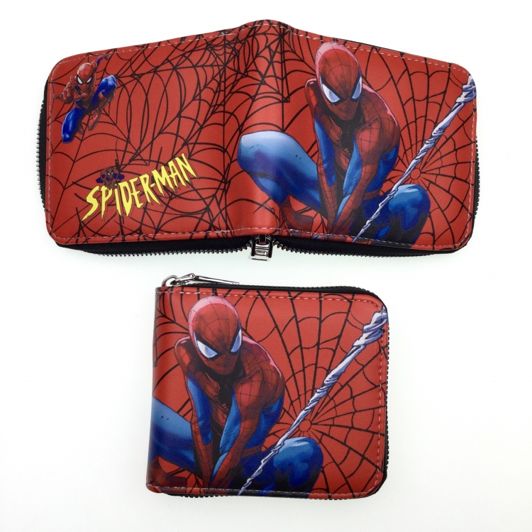 Spiderman Animation medium zipper Card Wallet