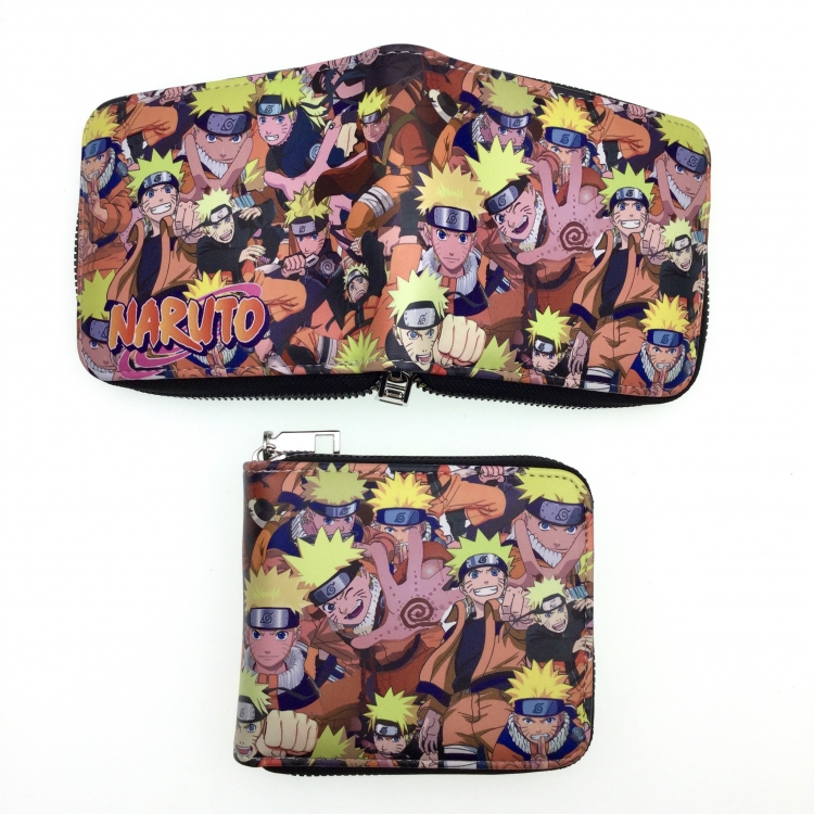 Naruto Animation medium zipper Card Wallet