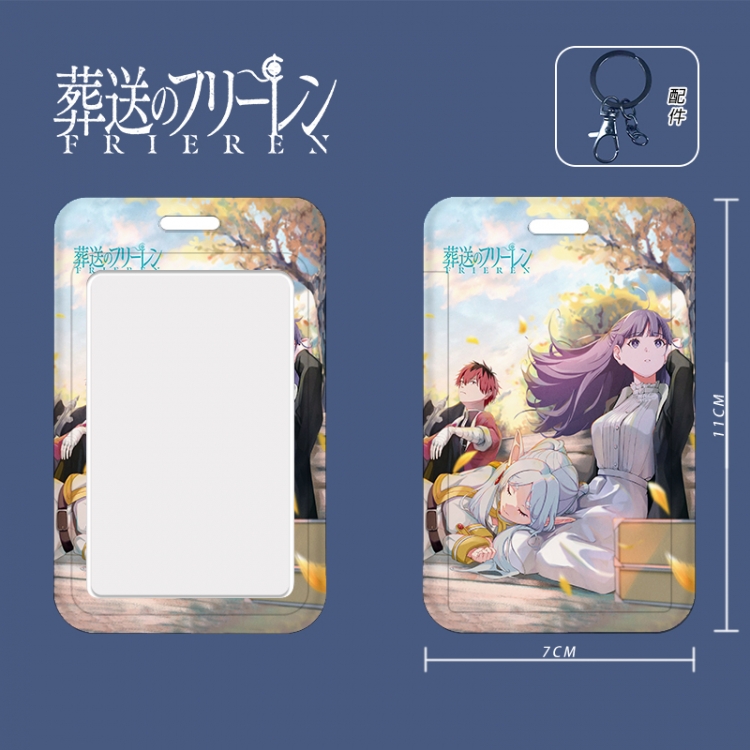 Frieren: Beyond Journey's End Cartoon peripheral ID card sleeve Ferrule 11cm long 7cm wide price for 5 pcs