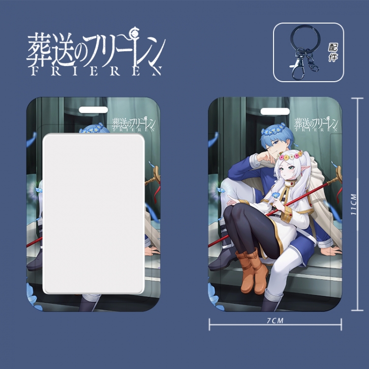 Frieren: Beyond Journey's End Cartoon peripheral ID card sleeve Ferrule 11cm long 7cm wide price for 5 pcs