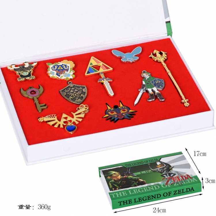 The Legend of Zelda Anime peripheral box badge keychain