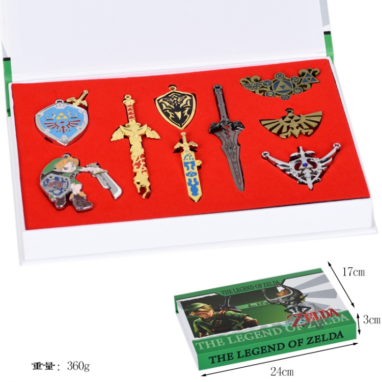 The Legend of Zelda Anime peripheral box badge keychain