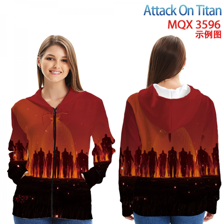 Shingeki no Kyojin Anime Zip patch pocket sweatshirt jacket Hoodie from 2XS to 4XL 