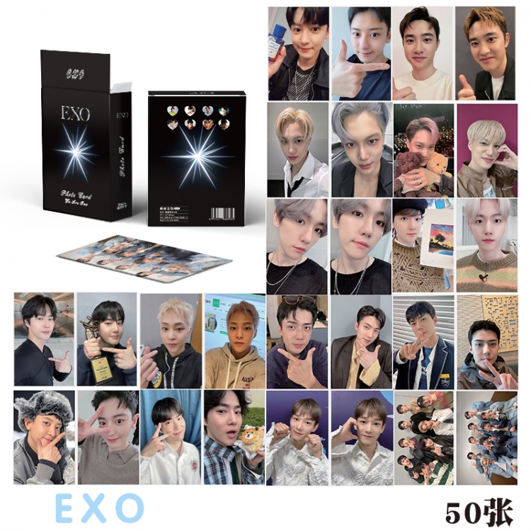 EXO Game peripheral young master small card laser card a set of 50  price for 10 set