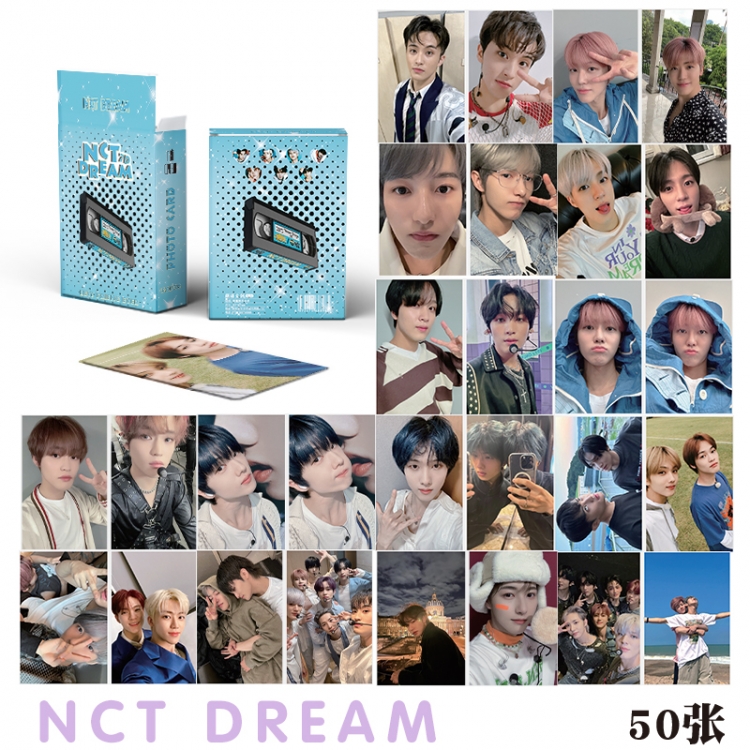NCT Game peripheral young master small card laser card a set of 50  price for 10 set