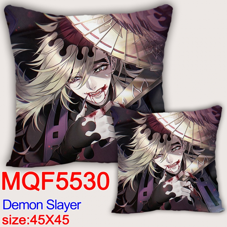 Demon Slayer Kimets  Anime square full-color pillow cushion 45X45CM NO FILLING MQF-5530