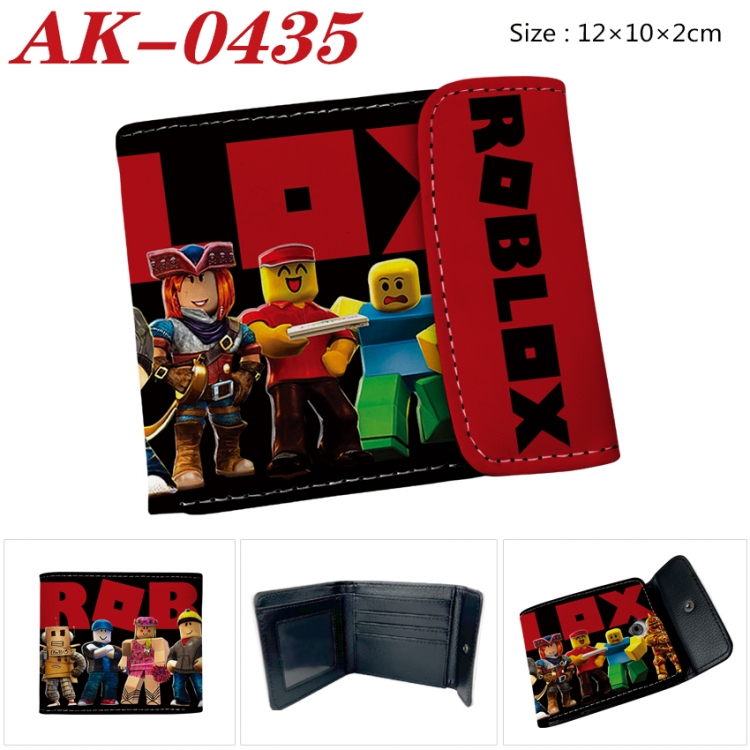 Roblox Anime PU leather full color buckle 20% off wallet 12X10X2CM