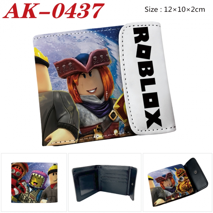 Roblox Anime PU leather full color buckle 20% off wallet 12X10X2CM