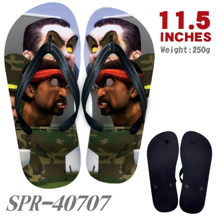 Skibidi-Toilet Thickened rubber flip-flops slipper average size 