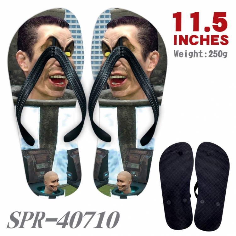 Skibidi-Toilet Thickened rubber flip-flops slipper average size 