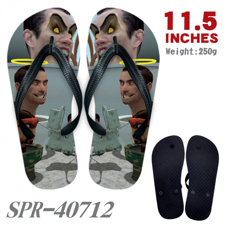 Skibidi-Toilet Thickened rubber flip-flops slipper average size 