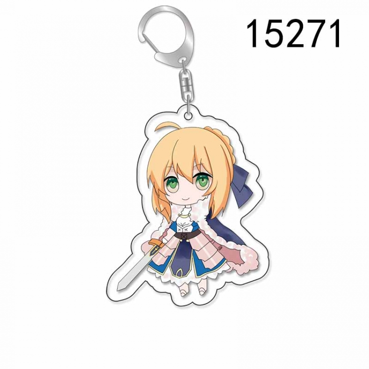 Fate stay night Anime Acrylic Keychain Charm price for 5 pcs