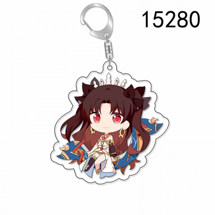 Fate stay night Anime Acrylic Keychain Charm price for 5 pcs