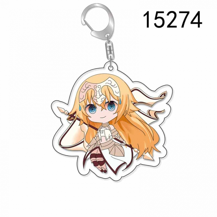 Fate stay night Anime Acrylic Keychain Charm price for 5 pcs