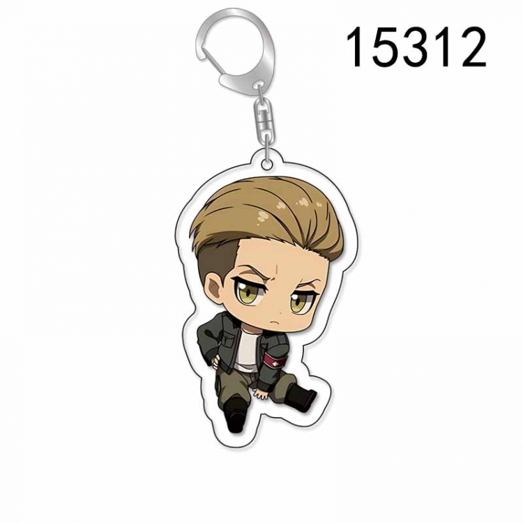  Shingeki no Kyojin Anime Acrylic Keychain Charm price for 5 pcs