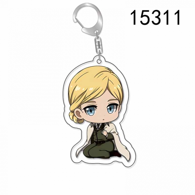  Shingeki no Kyojin Anime Acrylic Keychain Charm price for 5 pcs