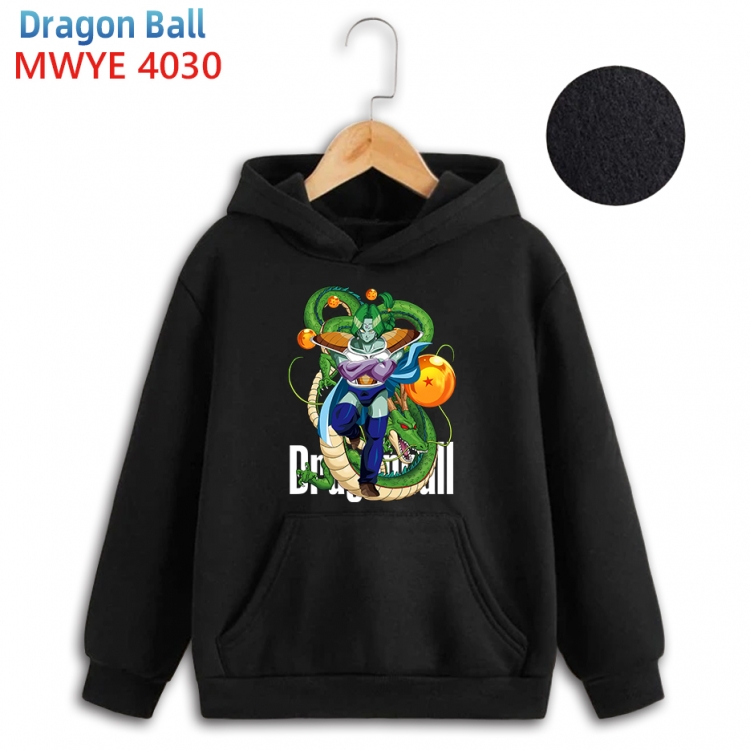 DRAGON BALL Anime surrounding childrens pure cotton patch pocket hoodie 80 90 100 110 120 130 140 for children 