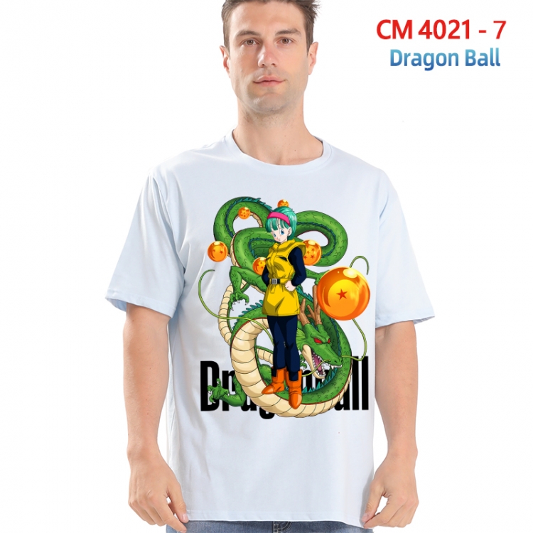 DRAGON BALL Printed short-sleeved cotton T-shirt from S to 4XL  4021-7