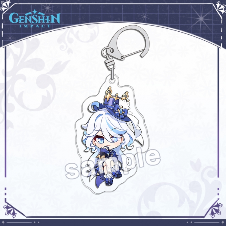 Genshin Impact Acrylic Pendant Bag Pendant Keychain price for 5 pcs