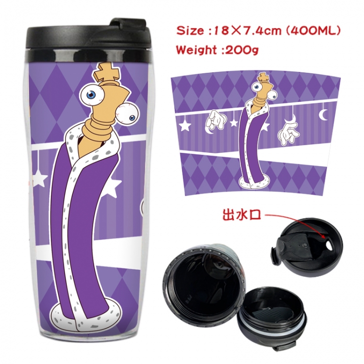 The Amazing Digital Circus Anime Starbucks leak proof and insulated cup 18X7.4CM 400ML