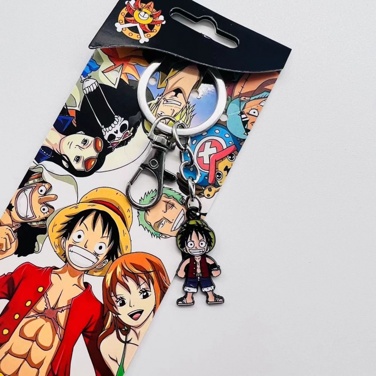  One Piece Anime Character metal keychain price for 5 pcs