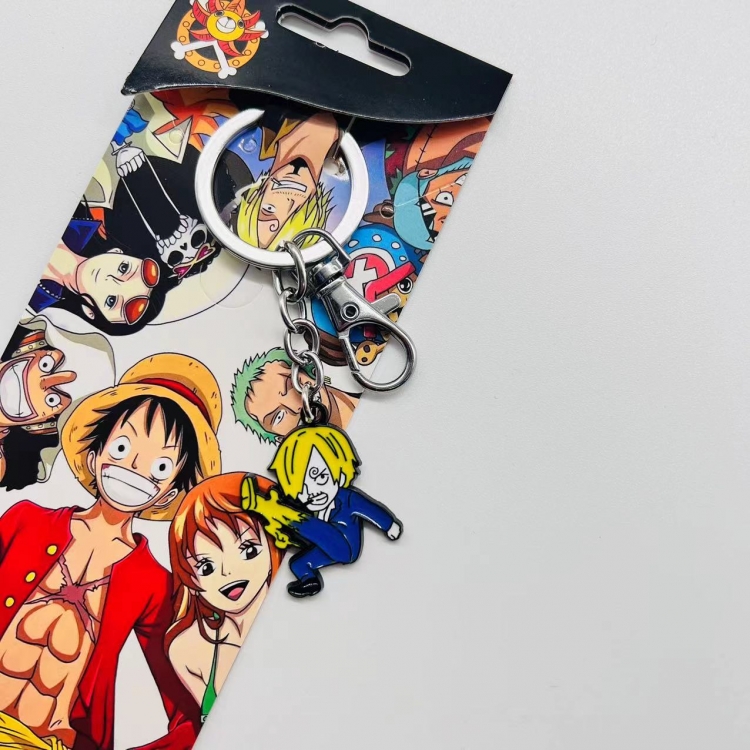  One Piece Anime Character metal keychain price for 5 pcs