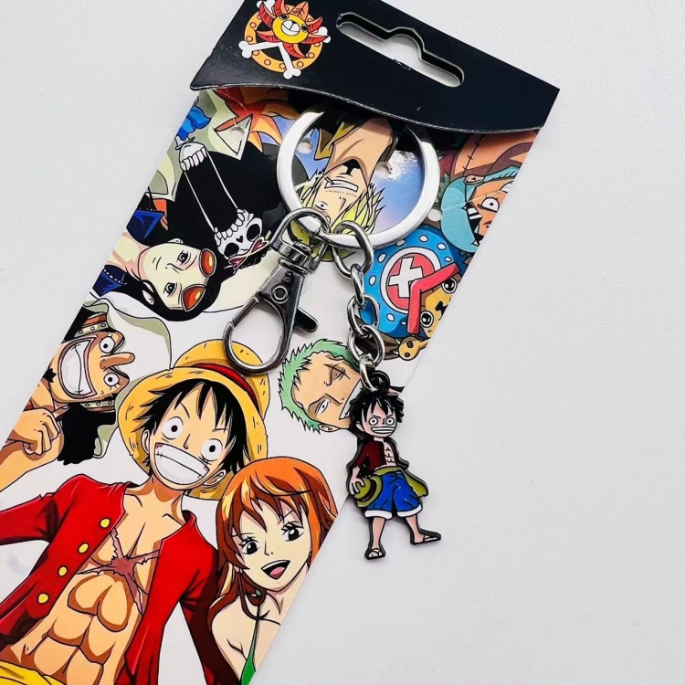  One Piece Anime Character metal keychain price for 5 pcs