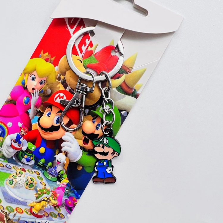  Super Mario Anime Character metal keychain price for 5 pcs