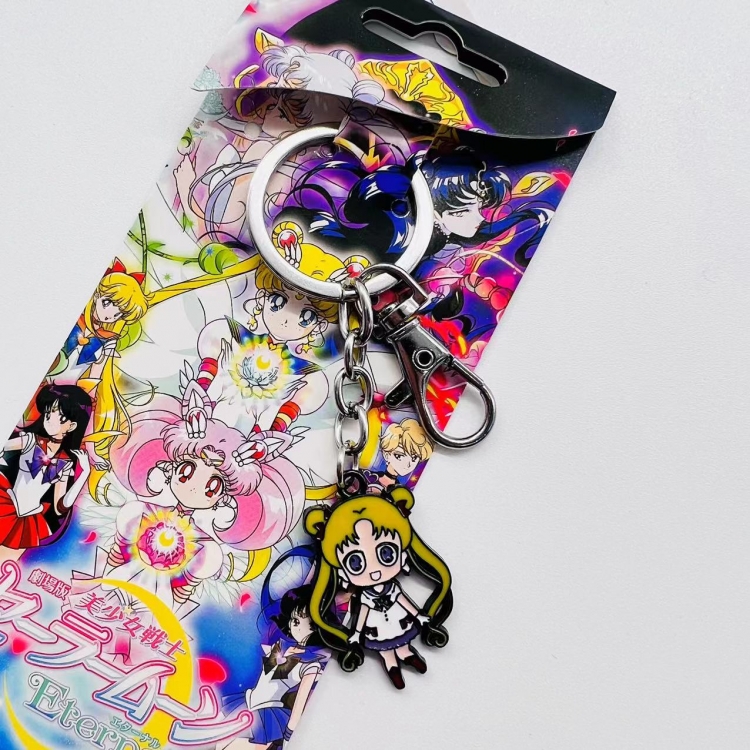  sailormoon Anime Character metal keychain price for 5 pcs