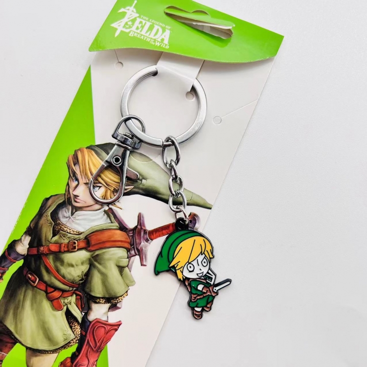 The Legend of Zelda Anime Character metal keychain price for 5 pcs