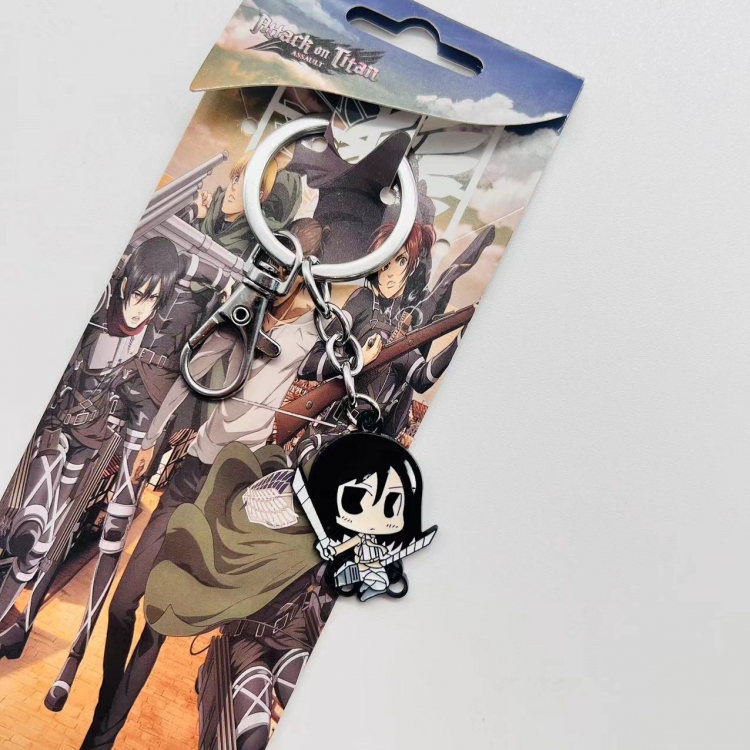 Shingeki no Kyojin Anime Character metal keychain price for 5 pcs