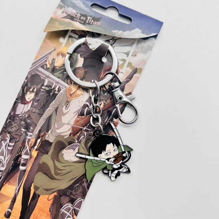 Shingeki no Kyojin Anime Character metal keychain price for 5 pcs