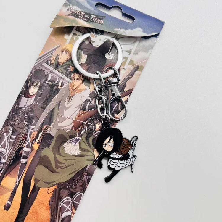 Shingeki no Kyojin Anime Character metal keychain price for 5 pcs