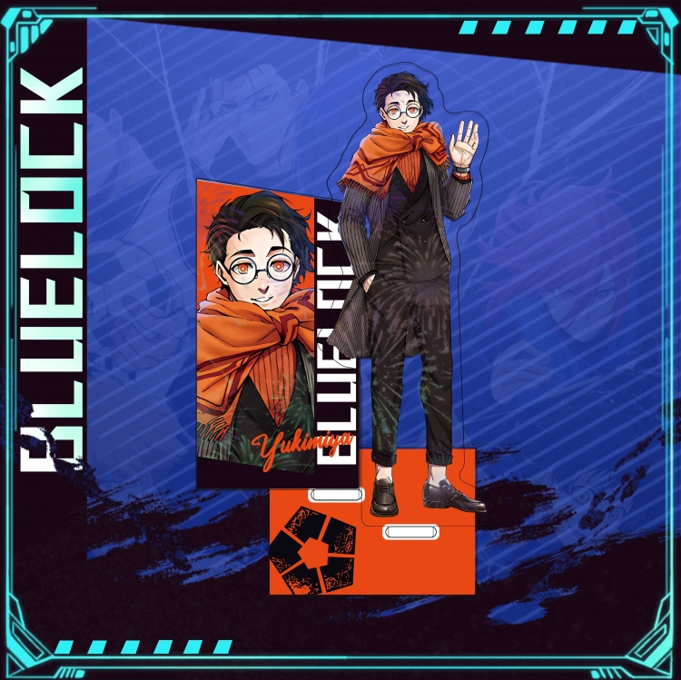 BLUE LOCK  double plug Anime characters acrylic Standing Plates Keychain 16cm