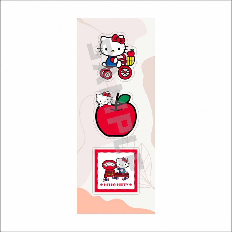 sanrio Pack of 3 Badge Brooch Acrylic Pendant price for 5 pcs