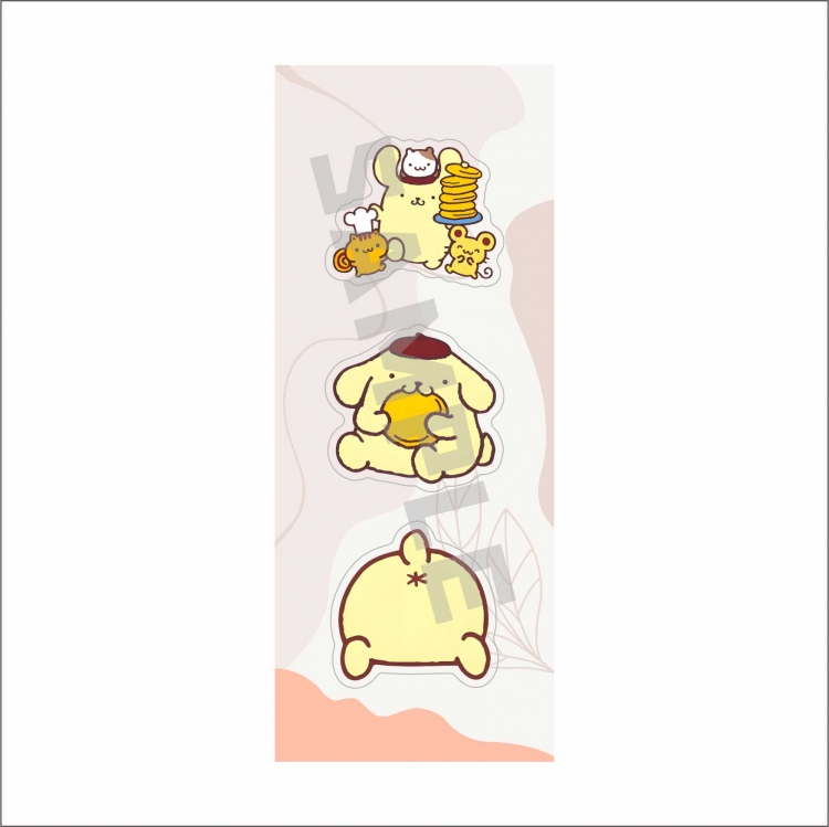 sanrio Pack of 3 Badge Brooch Acrylic Pendant price for 5 pcs