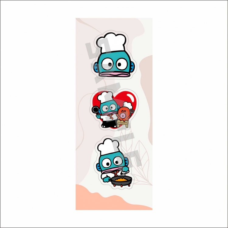 sanrio Pack of 3 Badge Brooch Acrylic Pendant price for 5 pcs
