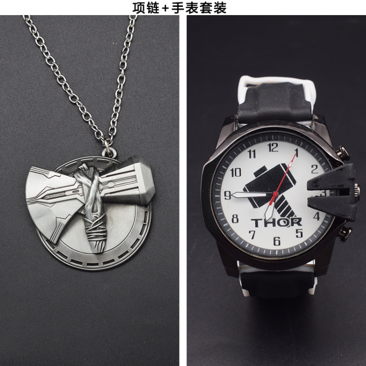 God Of War  Necklace pendant watch set